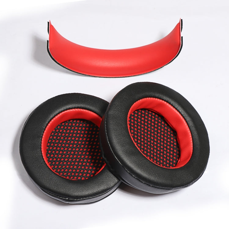 2 PCS Gaming Headset Case Headphone Beam For Edifier HECATE G4 earmuffs (Black Red) - Earmuff & Pad by PMC TechLife | Online Shopping South Africa | PMC TechLife