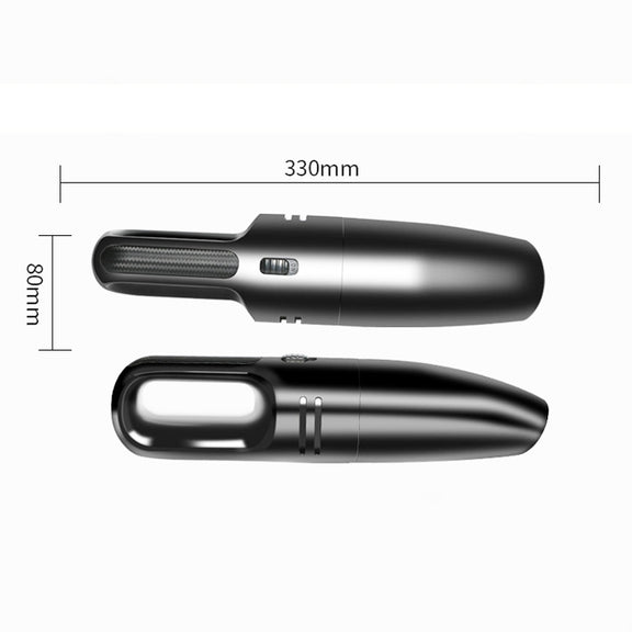 Car Handheld Portable Vacuum Cleaner Small Car Vacuum Cleaner Wired Black