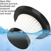 Car Handheld Portable Vacuum Cleaner Small Car Vacuum Cleaner Wired Black
