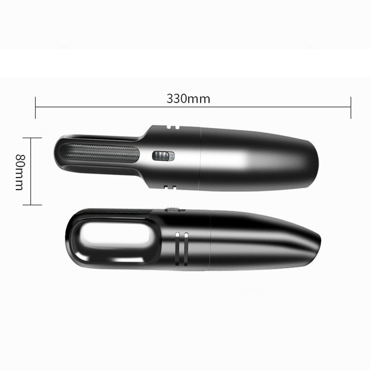 Car Handheld Portable Vacuum Cleaner Small Car Vacuum Cleaner Wireless Black Gray