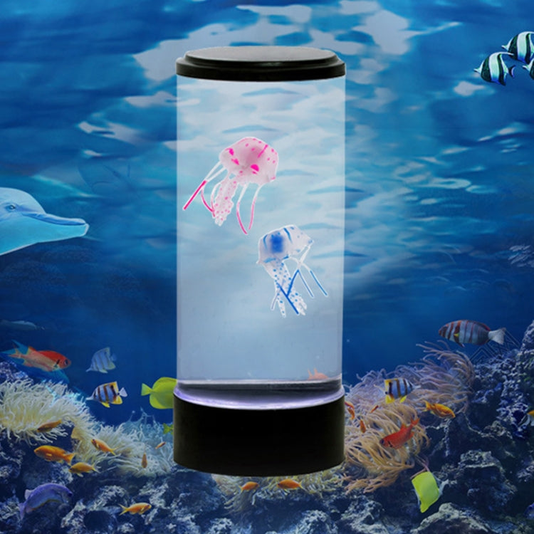 Desktop Simulation Cylindrical Jellyfish Light LED Colorful Atmosphere Night Light - free shipping - PMC TechLife - Order now!