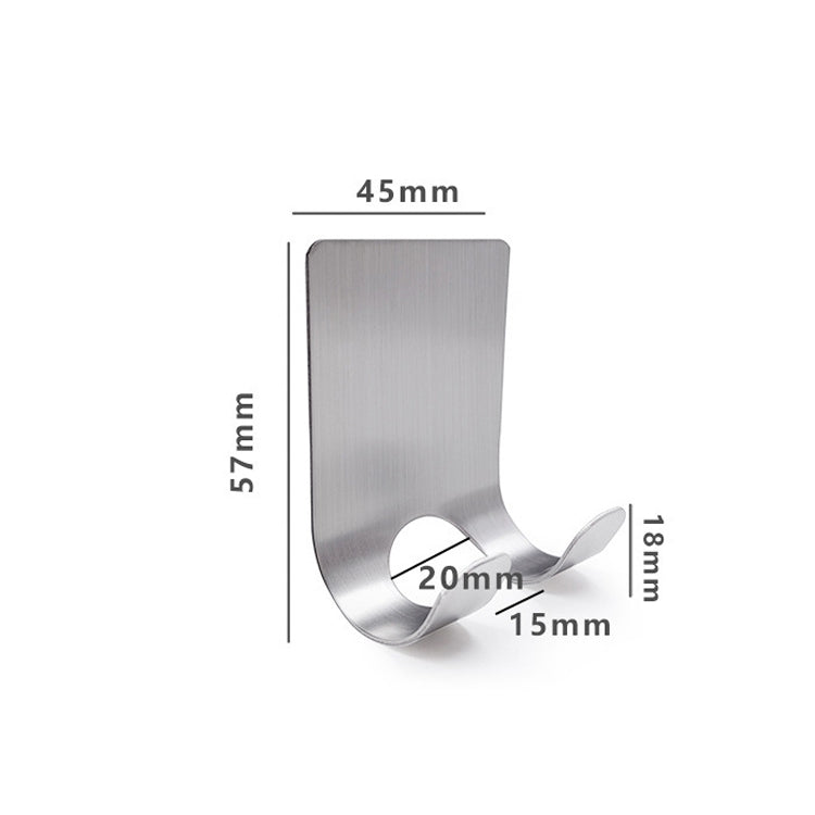 Stainless Steel Razor Hanger Bathroom Razor Hook - Shelf & Hooks by PMC TechLife | Online Shopping South Africa | PMC TechLife