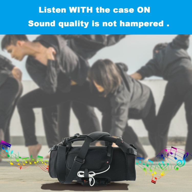 Portable Single-Shoulder Strap Speaker Storage Bag Accessories for JBL Boombox Storage Bag(Black) - Protective Case by PMC TechLife | Online Shopping South Africa | PMC TechLife