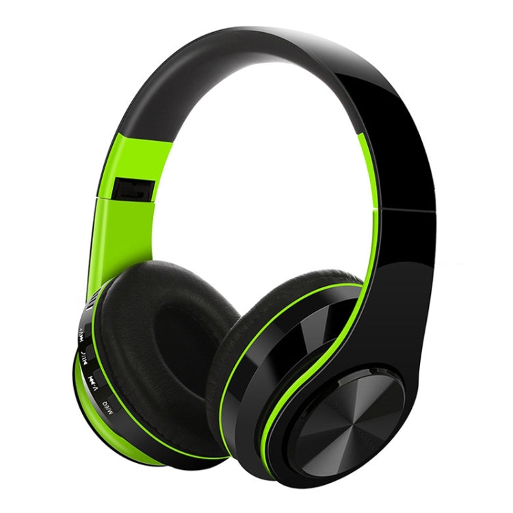 FG-69 Bluetooth Wireless Headset Subwoofer Mobile Computer Headset(Green) - Headset & Headphone by PMC TechLife | Online Shopping South Africa | PMC TechLife
