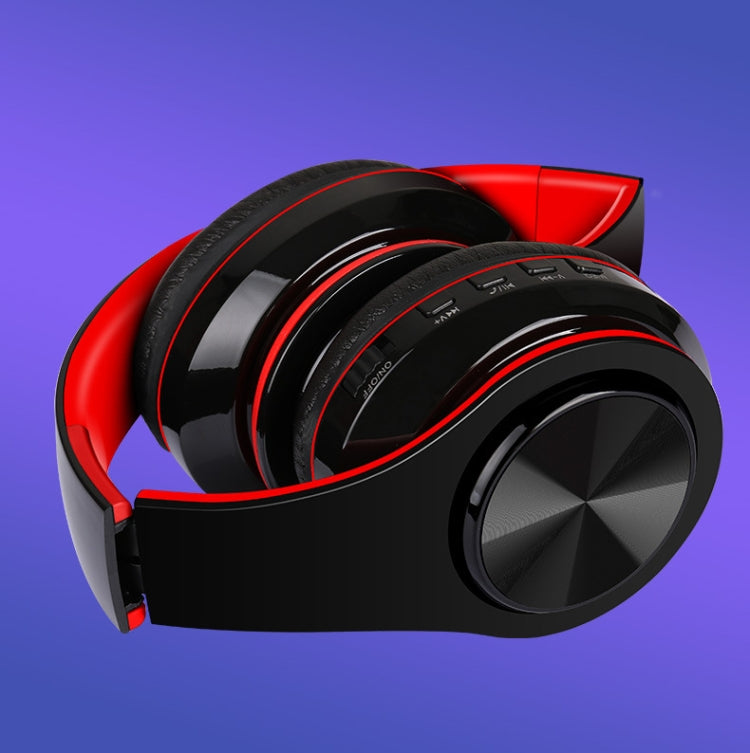 FG-69 Bluetooth Wireless Headset Subwoofer Mobile Computer Headset(Blue)