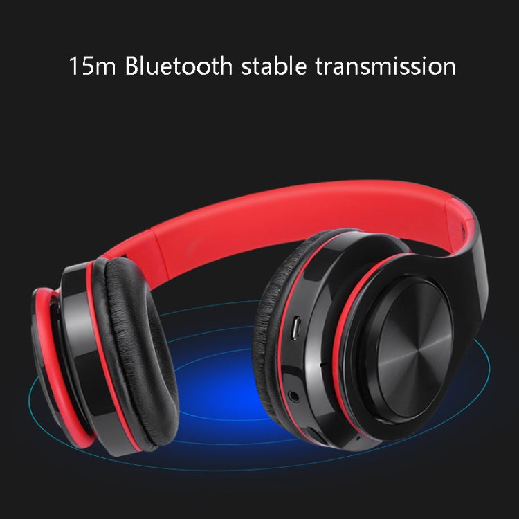FG-69 Bluetooth Wireless Headset Subwoofer Mobile Computer Headset(Blue)