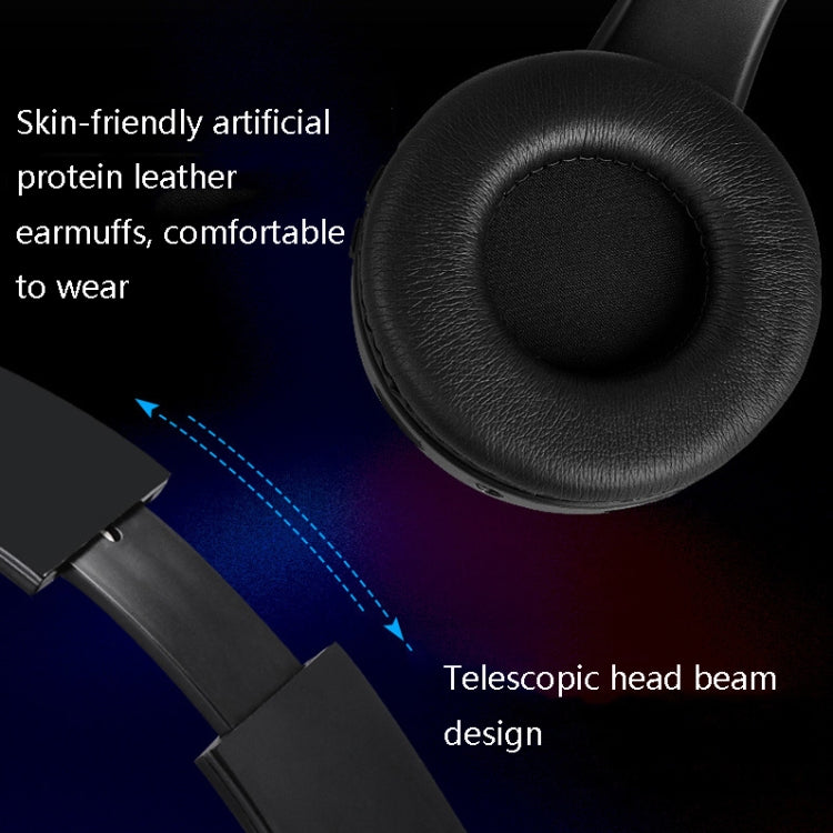 FG-69 Bluetooth Wireless Headset Subwoofer Mobile Computer Headset(Red)