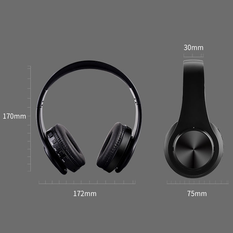 FG-69 Bluetooth Wireless Headset Subwoofer Mobile Computer Headset(Orange)