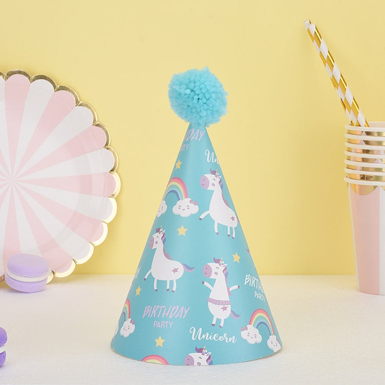 20 PCS Cute Children Bronzing Birthday Hats Cake Baking Decoration Party Hats Unicorn - free shipping - PMC TechLife - Order now!