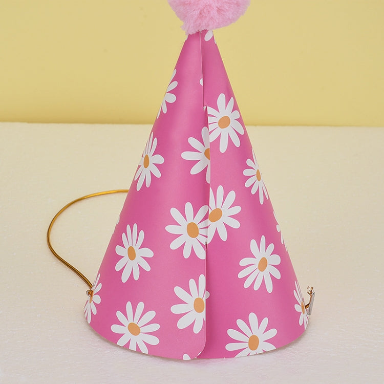 20 PCS Cute Children Bronzing Birthday Hats Cake Baking Decoration Party Hats Daisy - free shipping - PMC TechLife - Order now!
