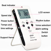 ENO EM-988A Electronic Vocal Rechargeable Metronome For Piano/Guitar/Drum/Guzheng/Violin(Pink)