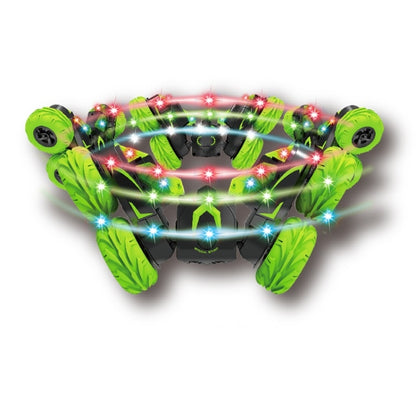 Double-Sided 360-Degree Lighting Stunt Car Climbing And Rolling Remote Control Off-Road Vehicle(Black Orange) - free shipping - PMC Jewellery - Order now!