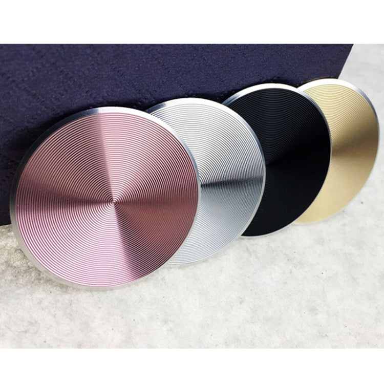 10 PCS CD Texture Aluminum Alloy Magnetic Sheet Magnetic Patch Set For Car Phone Holder, With Alcohol Cotton Sheet And Protective Film(Rose Gold) - Hand-Sticking Bracket by PMC TechLife | Online Shopping South Africa | PMC TechLife