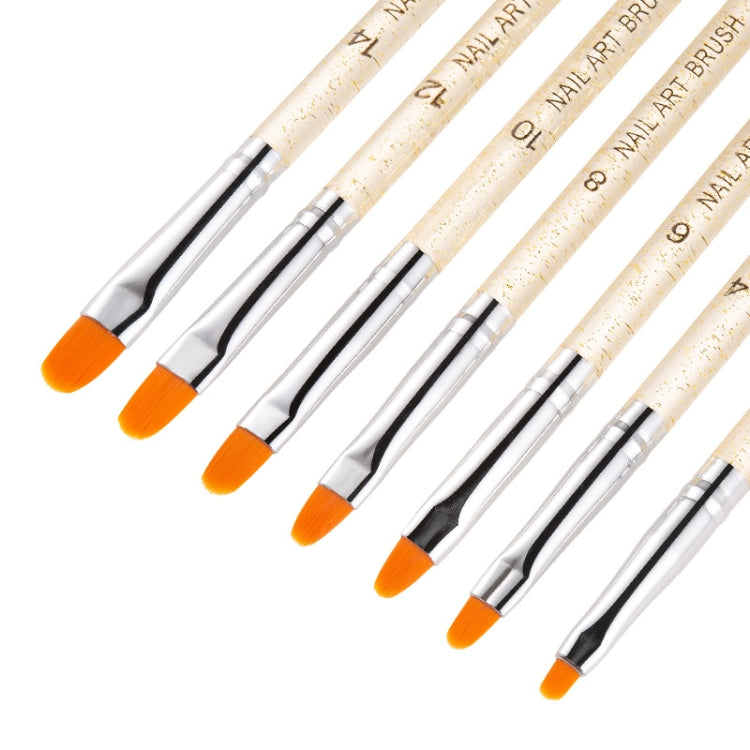 2 Sets 7 In 1 Phototherapy Pen Round Head Line Pen Transparent Rod Painted Pen Drawing Pen Nail Art Brush Tool(Silver Power) - free shipping - PMC TechLife - Order now!