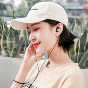 In-Ear Earphone Bass Mobile Phone Game Sports Wired Headset(Black)