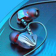 In-Ear Earphone Bass Mobile Phone Game Sports Wired Headset(Black)