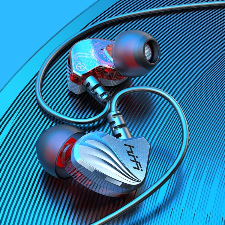 In-Ear Earphone Bass Mobile Phone Game Sports Wired Headset(Black)