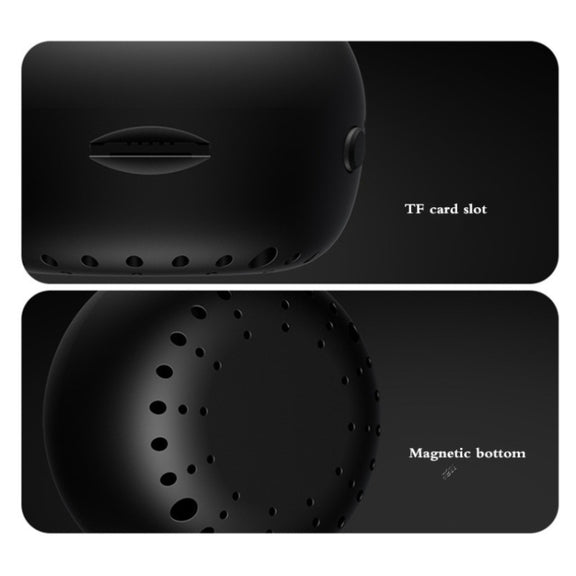 A12 Mini 1080P 5GHz Wireless WiFi Security Camera Night Vision Remote Home Small Surveillance Camera(Matte Black)