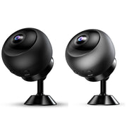 A12 Mini 1080P 5GHz Wireless WiFi Security Camera Night Vision Remote Home Small Surveillance Camera(Matte Black)