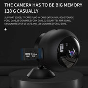 A12 Mini 1080P 5GHz Wireless WiFi Security Camera Night Vision Remote Home Small Surveillance Camera(Matte Black)