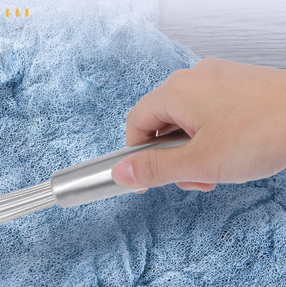 2 PCS Manual Whisk Stainless Steel Glass Bead Egg Whisk Kitchen Household Hand-Held Baking Tools Type B 12 Inch