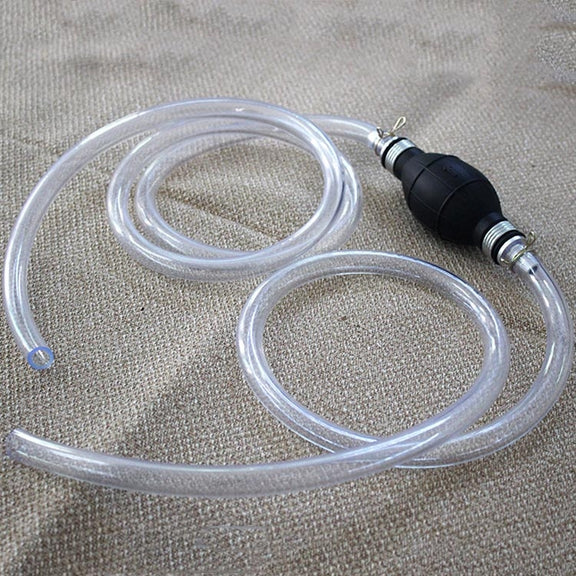 One-Way Valve Manual Oil Pump Oil Pipe Aquarium Water Changer(15mm Alloy)