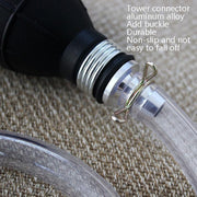 One-Way Valve Manual Oil Pump Oil Pipe Aquarium Water Changer(15mm Alloy)