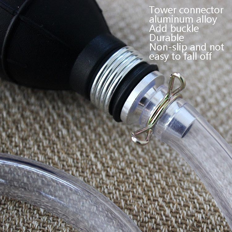 One-Way Valve Manual Oil Pump Oil Pipe Aquarium Water Changer(15mm Alloy)