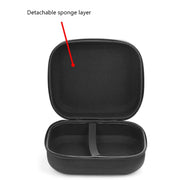 2 PCS HIFI Wire-Controlled On-Ear Headset Bag For Denon AH-MM200(Black)