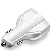 2 PCS QC3.0 Fast Charge Car Charger 3.5A Dual USB With Type-C Interface Output Car Charger(Black)