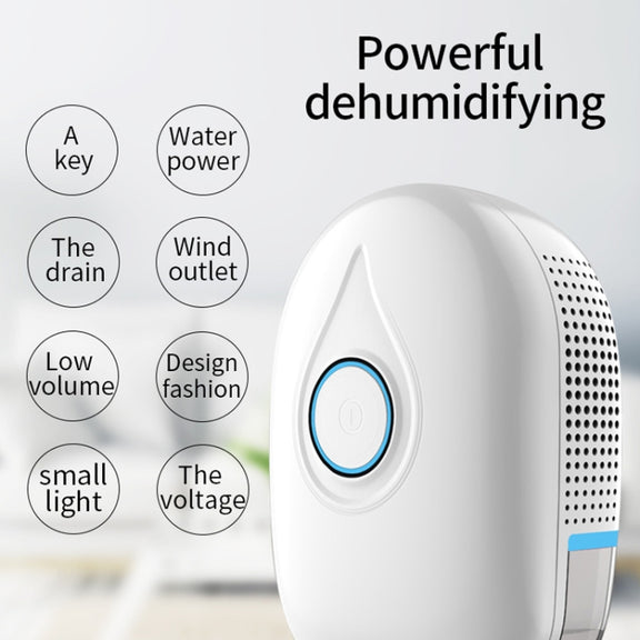 GZ-1901 Semiconductor Mini Dehumidifier Household Small Dehumidifier Bedroom Dehumidifier Moisture Absorber, Product specification: UK Plug(Charm Red)