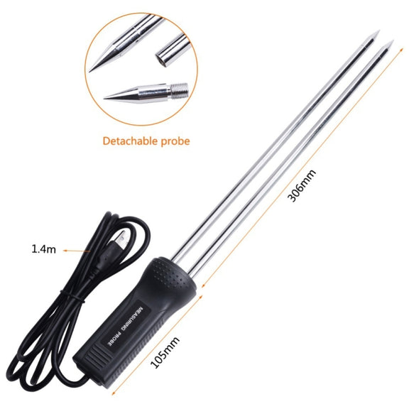 MD7822 Smart Grain Moisture Tester Ultra-Long Probe Digital Moisture Meter