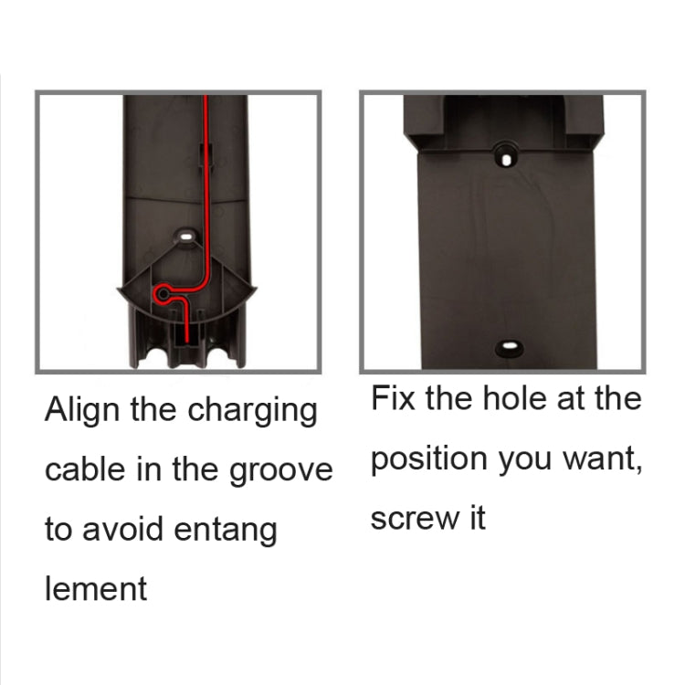 Vacuum Cleaner Hanging Perforated Charging Stand For Dyson V7 V8 - free shipping - PMC TechLife - Order now!