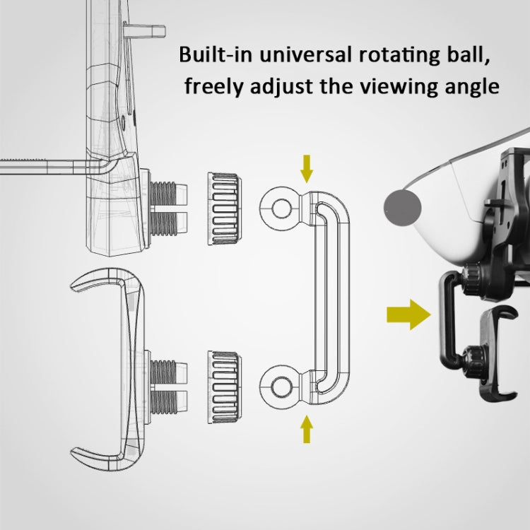 Car Rearview Mobile Phone Bracket Car Post Mirror Universal Navigation Bracket Driving Recorder Car Clip - Car Holders by PMC TechLife | Online Shopping South Africa | PMC TechLife