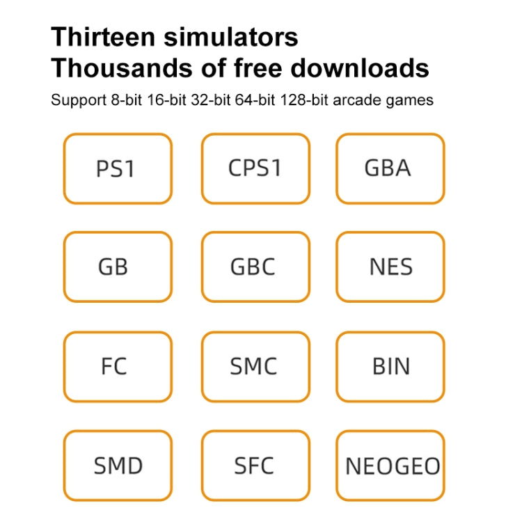X20 LIFE Classic Games Handheld Game Console with 5.1 inch Screen & 8GB Memory, Support HDMI Output(Yellow) - free shipping - PMC TechLife - Order now!