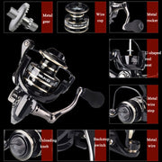 DEUKIO Fishing Wheel AC Sea Otter Fishing Supplies With All Metal Rocker, Specification: AC7000