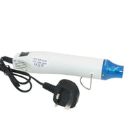230V Soft Ceramic Hot Air Device Rubber Stamp Heat Shrinkable Film DIY Appliance, UK Plug(White)