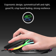 LIMEIDE GTX300 104 Keys Retro Round Key Cap USB Wired Mouse Keyboard, Cable Length: 1.4m, Colour: Punk Set White