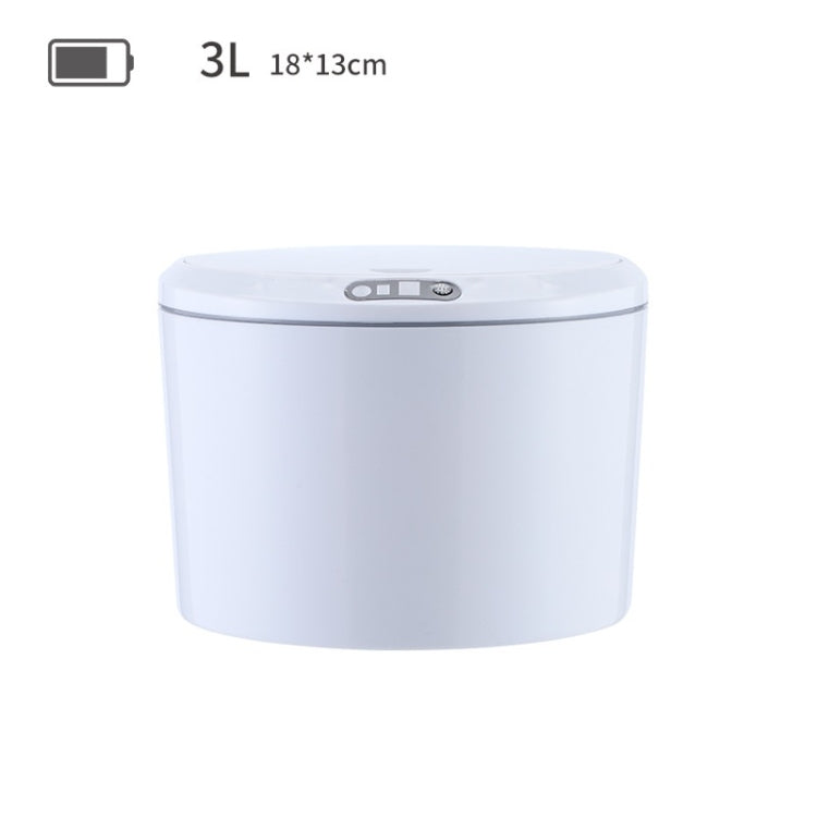 EXPED SMART Desktop Smart Induction Electric Storage Box Car Office Trash Can, Specification: 3L Battery Version (White) - free shipping - PMC TechLife - Order now!