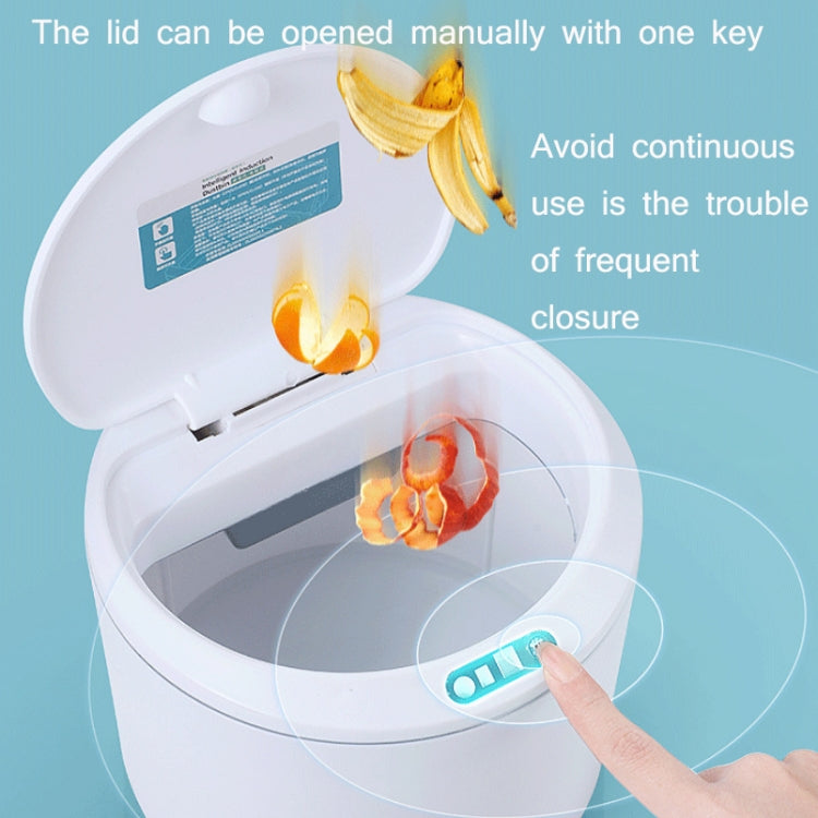 EXPED SMART Desktop Smart Induction Electric Storage Box Car Office Trash Can, Specification: 3L Battery Version (White) - free shipping - PMC TechLife - Order now!