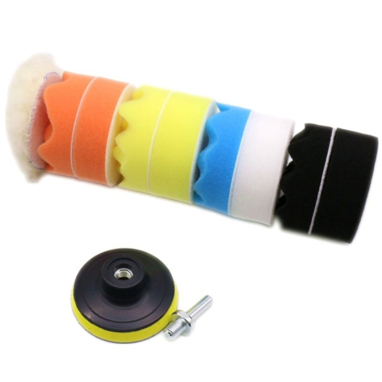 7 Inch 11 In 1 3-7 Inch Car Polishing and Waxing Sponge Plate Sponge Pad Set - free shipping - PMC Jewellery - Order now!