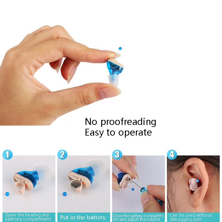 ZDC-901A Hearing Aid Sound Amplifier Digital Smart Denoising Hearing Aid(Blue)