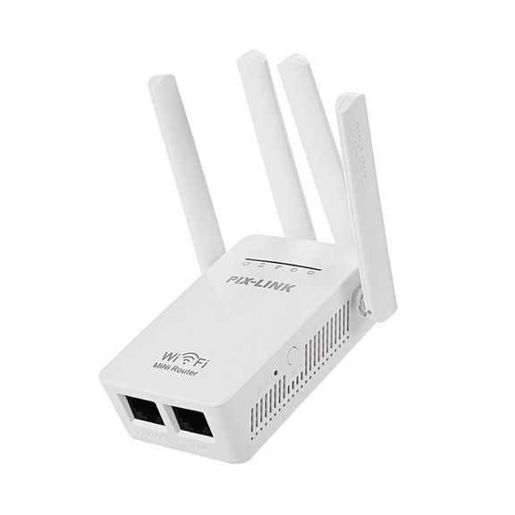 PIX-LINK LV-WR09 300Mbps WiFi Range Extender Repeater Mini Router(AU Plug)
