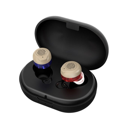 GM-305 Binaural Magnetic Rechargeable Hearing Aid Wireless Elderly Voice Amplifier(Black Red Blue) - Hearing Aids by PMC Jewellery | Online Shopping South Africa | PMC Jewellery | Buy Now Pay Later Mobicred