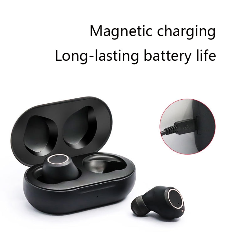 GM-305 Binaural Magnetic Rechargeable Hearing Aid Wireless Elderly Voice Amplifier (Blue + Red)