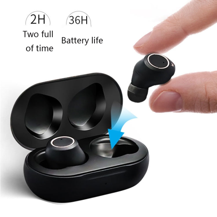 GM-305 Binaural Magnetic Rechargeable Hearing Aid Wireless Elderly Voice Amplifier (Blue + Red)