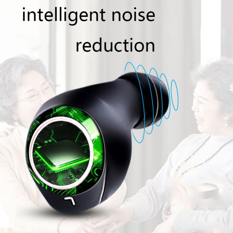 GM-305 Binaural Magnetic Rechargeable Hearing Aid Wireless Elderly Voice Amplifier (Blue + Red)