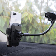 Car Windshield Automatic Lock Phone Holder(Red)