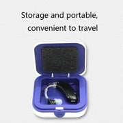 GM-105 Elderly Hearing Aid Sound Amplifier Intelligent Noise Reduction Sound Collector, Style: US Plug(Fantasy Black)