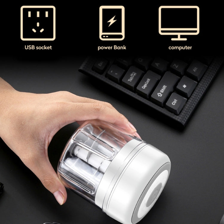 ZM-14 Household Mini Wireless Electric Garlic Masher, Colour: Green High Cup 250ml + Small Cup 100ml - free shipping - PMC TechLife - Order now!